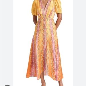 Salonica Lea Carnival Stripe Dress